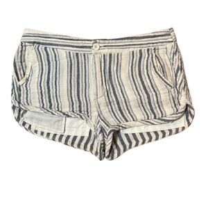 Free People Button Fly Striped Women's Shorts Size 2